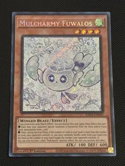 Yugioh! - Mulcharmy Fuwalos RA04-EN050 Stampede Secret Rare 1st Edition - NM - Image 1