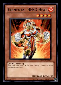 Elemental HERO Heat Common Legendary Collection 2 LCGX-EN037 - Image 1