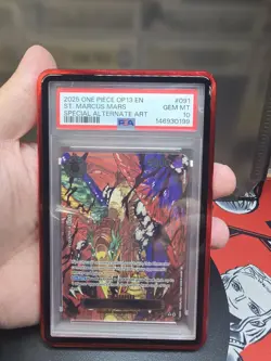 One Piece OP13 Five Elders God Demon Pack Sequential Red SP ALT ART PSA 10 GEMMT - Image 3
