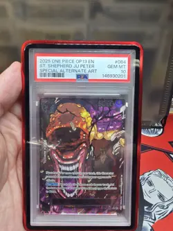 One Piece OP13 Five Elders God Demon Pack Sequential Red SP ALT ART PSA 10 GEMMT - Image 5