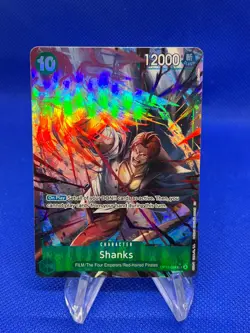 One Piece Carrying On His Will Shanks OP13-028 Alternate Art Super Rare NM - Image 1