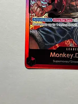Monkey.D.Luffy ST01-001 One Piece Starter Deck 1 Straw Hat Crew - Image 4