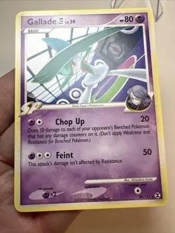LP Gallade E4 20/111 Regular/Non-Holo Rising Rivals AUTHENTIC Pokemon Card - Image 3