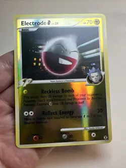 LP- Electrode G 39/111 Reverse Holo Rising Rivals AUTHENTIC Pokemon Card - Image 3