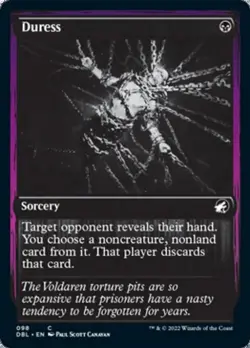 Duress -Foil Near Mint MTG Innistrad: Double Feature - Image 1