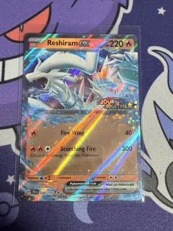 Reshiram ex (Journey Together Stamped) Holo Double Rare Card 030/159 NM - Image 1