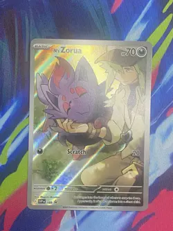 Pokemon TCG Journey Together N's Zorua #189 Holo Promo Card / Near Mint - Image 1