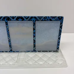 Official Pokemon Card Display Case - 3 Card, Magnetic, Acrylic Display BLUE - Image 3