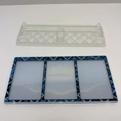 Official Pokemon Card Display Case - 3 Card, Magnetic, Acrylic Display BLUE - Image 4