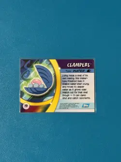 Clamperl #19 Pokemon Topps Advanced Challenge Card - Image 2