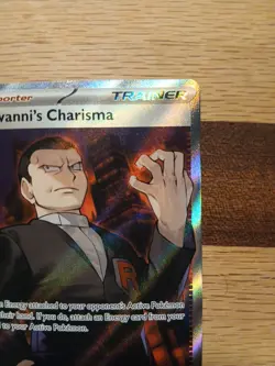 Pokemon Cards Giovanni’s Charisma 197/165 Full Art Secret Rare Pokemon - Image 2