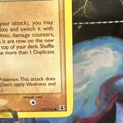 Pokemon Ditto (Geodude) 62/113 Delta Species Regular Common Card - Image 5
