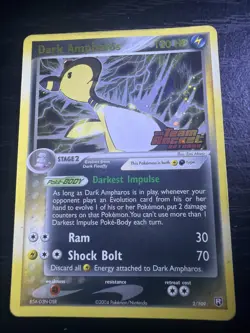 EX Team Rocket Returns Vintage Pokemon Card Lot - Dark Ampharos Ariados Rev Holo - Image 2