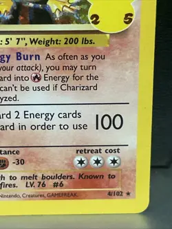 Charizard 4/102 Celebrations: Classic Collection Holo Pokemon Card - Image 5