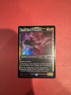 Mogis God Of Slaughter Mtg Secret Lair Drop FOIL Lp Light Play - Image 1
