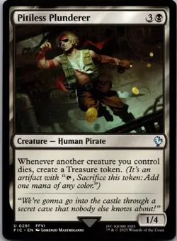 Pitiless Plunderer 281 Uncommon Commander: FINAL FANTASY Magic: The Gathering LP - Image 1