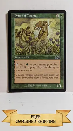 Priest of Titania Urza's Saga ..... CA332 - Image 1