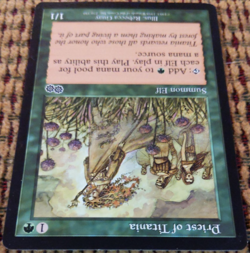 Priest of Titania | MTG Urza’s Saga | NM | Elf Creature | Pauper Staple | - Image 3
