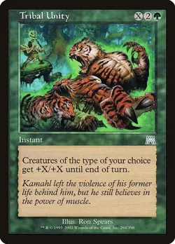 Tribal Unity 1x MtG Onslaught ONS SP/NM - Image 1