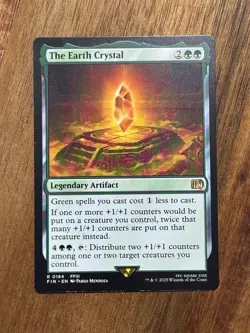 The Earth Crystal 184 Rare FINAL FANTASY Near Mint - Image 1