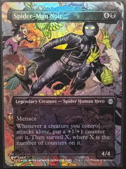 MTG Marvel's Spider-Man Spider-Man Noir Foil (Uncommon) - Image 1