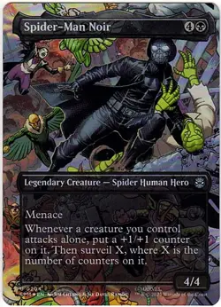 MTG Marvel's Spider-Man Spider-Man Noir Foil (Uncommon) - Image 2