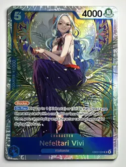 Nefeltari Vivi EB03-024 SR Heroines Edition One Piece English - Image 1