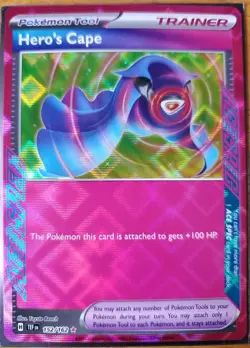 Hero's Cape - 152/162 - Ace Rare NM, English Pokemon Temporal Forces - Image 1