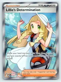 Pokemon Lillie's Determination Mega Evolution MEG ULTRA RARE HOLO 169/132 NM - Image 1
