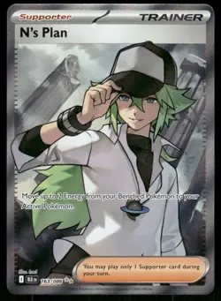 N's Plot - 162/086 163/086 Secret Rare Holo NM Pokemon SV: Black Bolt - Image 1