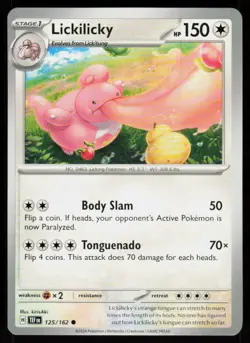 Lickilicky 125/162 Common Temporal Forces Pokemon Near Mint - Image 1