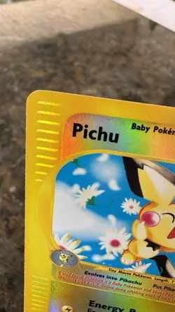 Pokemon Pichu 22/165 Reverse Holo Rare 30 HP Basic Expedition Base Set 2002 - Image 3