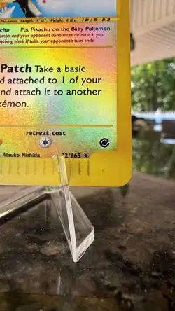 Pokemon Pichu 22/165 Reverse Holo Rare 30 HP Basic Expedition Base Set 2002 - Image 5