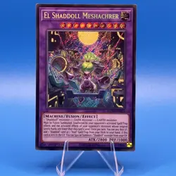 El Shaddoll Meshachrer BLGG-EN022 Secret Rare Yugioh Glorious Gallery - Image 1