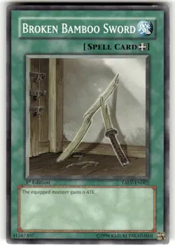 Yugioh - Broken Bamboo Sword TAEV-EN062 1st Edition - Tactical Evolution - Image 1