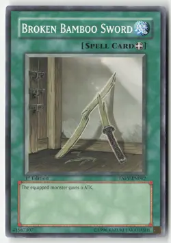 Yugioh - Broken Bamboo Sword TAEV-EN062 1st Edition - Tactical Evolution - Image 1