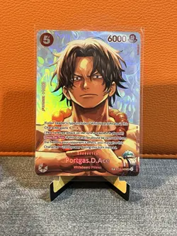 ONE PIECE TCG Portgas.D.Ace SP ST15-005 SR The Time of Battle OP16 English - Image 2