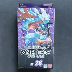 Bandai One Piece Card Game Starter Deck ST-26 Luffy English 50 Cards + Pack - Image 1