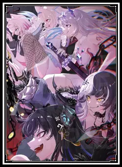 hololive Advent Nerissa Shiori Bijou FuwaMoco Anime Card Sleeves *NEW* 60ct - Image 1