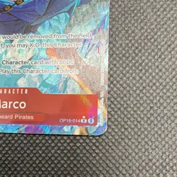 Bandai One Piece Card Game Marco OP16-014 Rare Alt Art Holo EN - Image 4