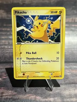 Pikachu 60/106 Common EX Emerald Pokemon Card - Image 1