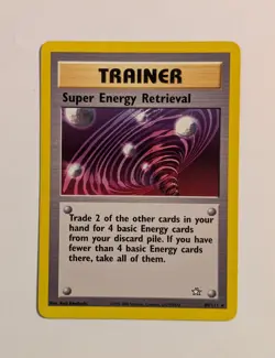 Pokemon - Super Energy Retrieval 89/111 - Vintage Trainer Card Rare - Nintendo - Image 1