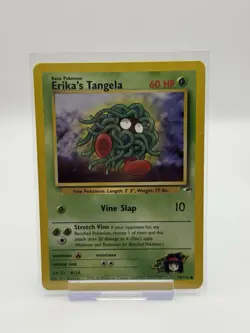 Erika's Tangela Gym Heroes 79/132 EX/LP Pokemon Card Vintage WOTC - Image 1