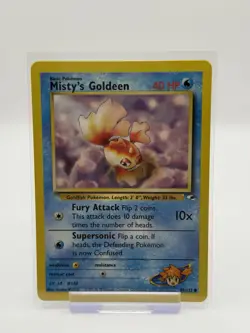Misty's Goldeen Gym Heroes 85/132 EX/LP Pokemon Card Vintage WOTC - Image 1