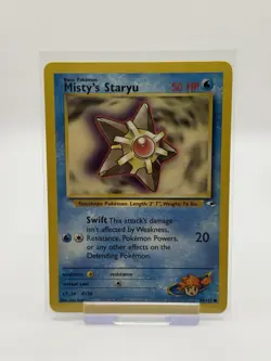 Misty's Staryu Gym Heroes 90/132 EX/LP Pokemon Card Vintage WOTC Common - Image 1