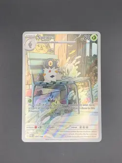 Spewpa 089/088 Illustration Rare Full Art Pokemon Card Perfect Order English - Image 1