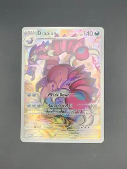 Drapion 097/088 Illustration Rare Full Art Pokemon Card Perfect Order English - Image 1