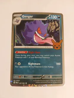 Gengar 057/091 Cosmo Holo - Trick or Trade 2024 - Pokemon Card NM - Image 1