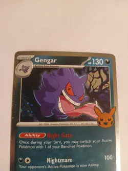 Gengar 057/091 Cosmo Holo - Trick or Trade 2024 - Pokemon Card NM - Image 2