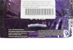 Pokemon Card - Trick or Trade - Halloween - 3 Card Booster Pack - Image 2